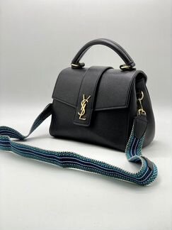 Новая женская сумка кроссбоди Saint Laurent чёрная