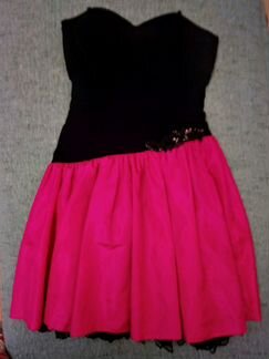 Платье бюстье вечернее нарядное кружево шёлк хлопо