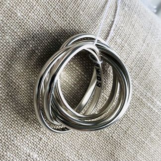 Серебряное Кольцо «Семья» с молитвой