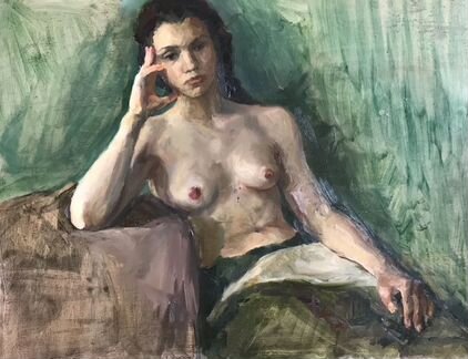 Картина обнаженной девушки