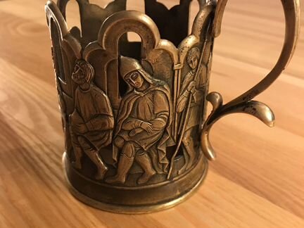 Подстаканник Ю. Киреев, Кавида, Латунь
