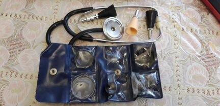 Фонендоскоп с запчастями