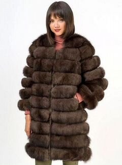 Шуба из песца