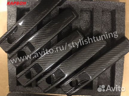 Карбоновые накладки ручки mersedes G-463 1990-2019