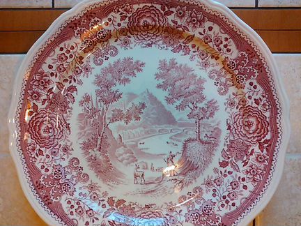 Ручная гравировка тарелка 