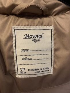 Пальто для девочки Mayoral
