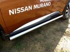 Защита порогов Nissan murano (2016)