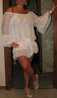 Италия.Роскошн.туника-платье.Шёлк.р.48-58