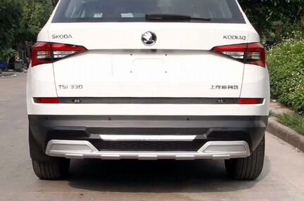 Защита перед/зад бамперов Skoda Kodiaq Шкода
