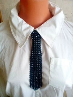 Галстук из бисера