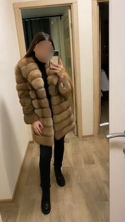 Шуба из куницы новая