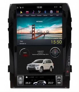 Магнитола Toyota Land Cruiser 200 Tesla
