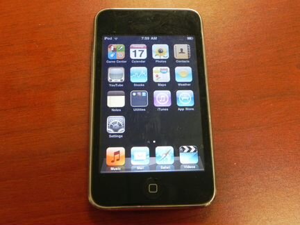 Супертонкий MP3 плеер Apple iPod Touch 2G 8Gb, б/у