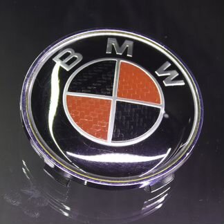 Заглушки литых диск BMW 68-65 красные