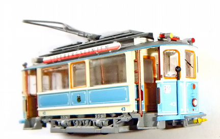 Трамваи в 1/87, 1/120, 1/160 ж/д масштабах